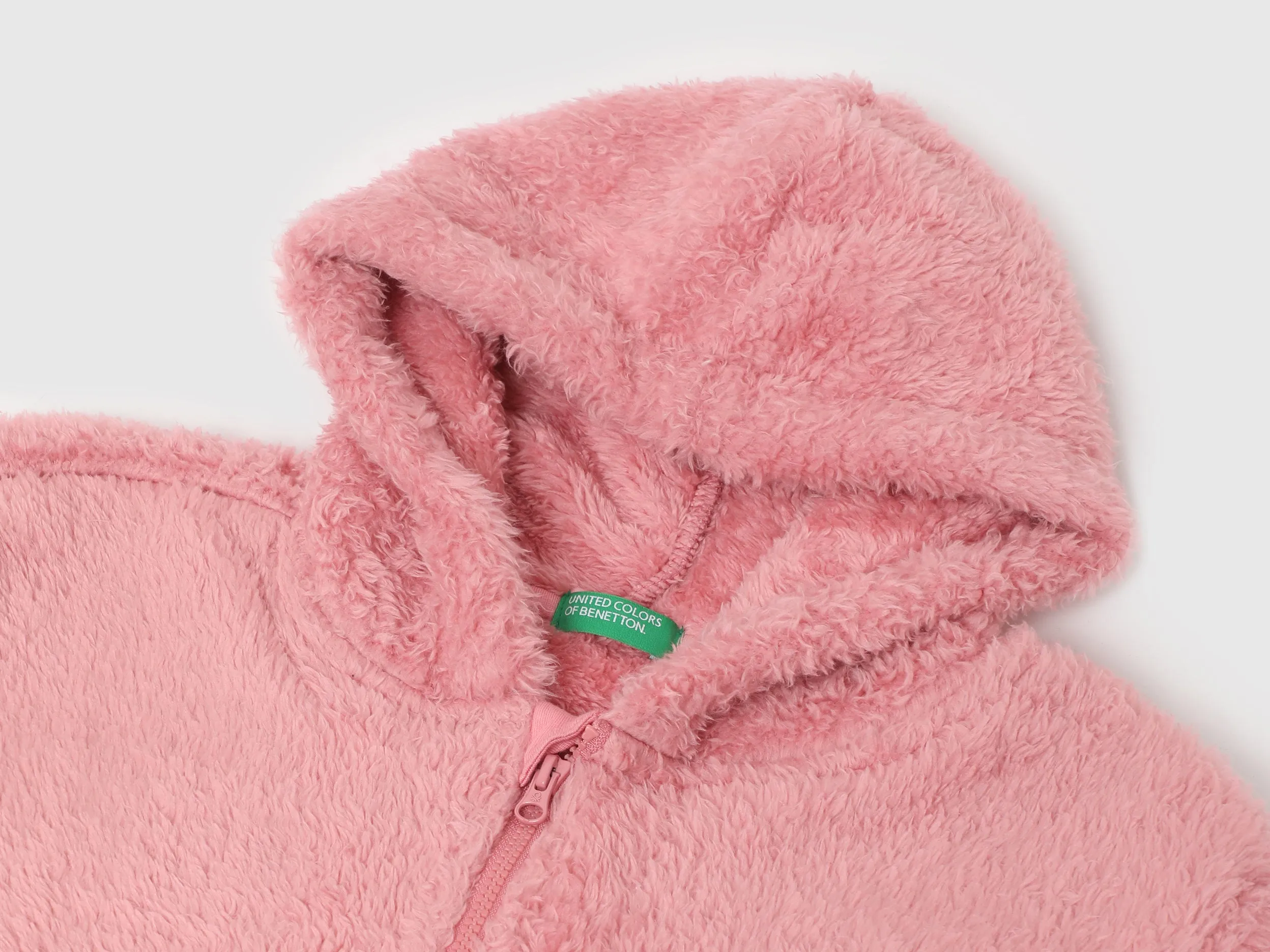Girls Solid Hooded Neck Sweatshirt