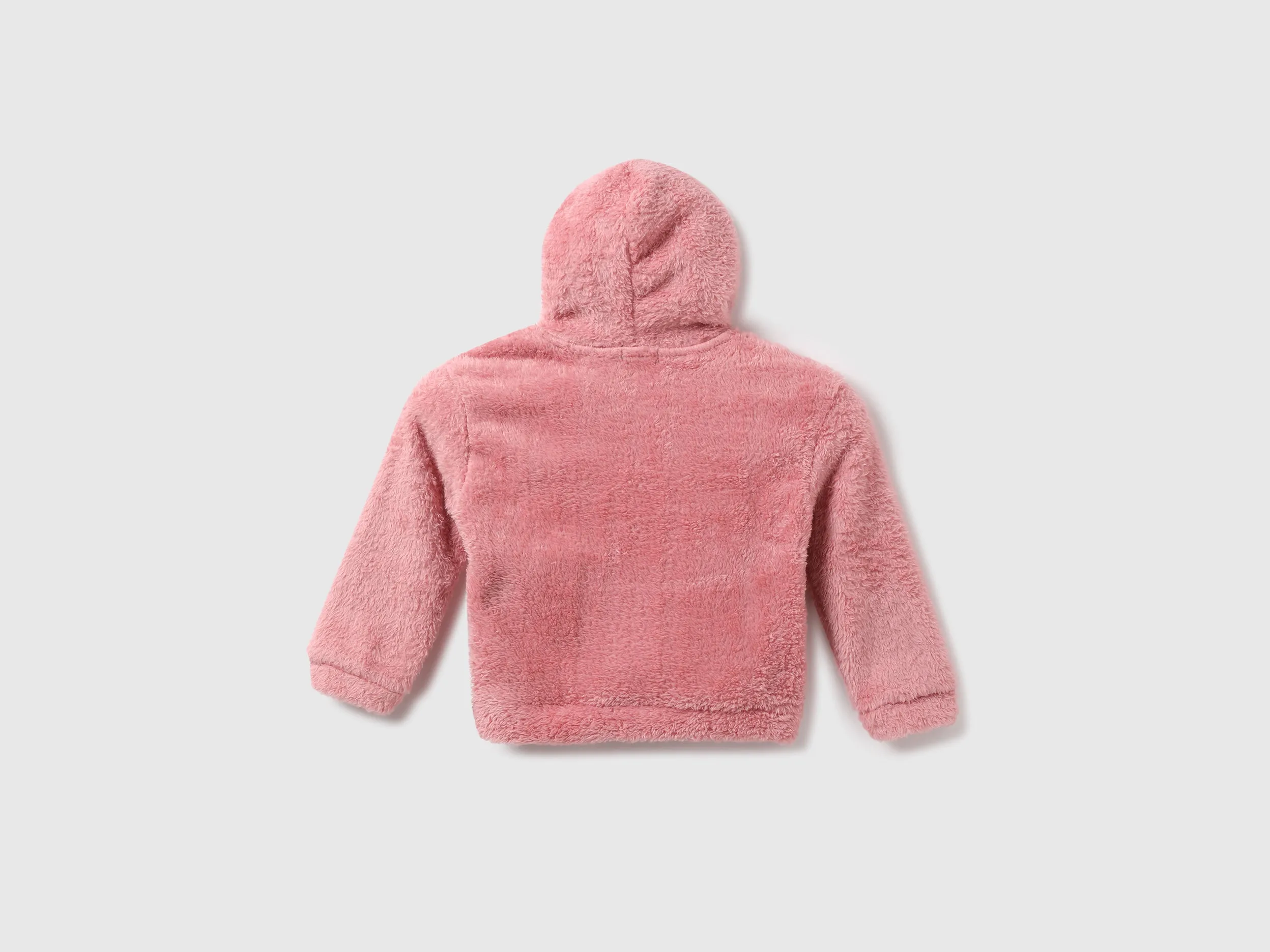 Girls Solid Hooded Neck Sweatshirt
