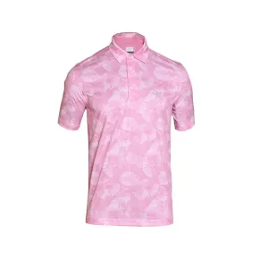 Greg Norman Men's Palm Leaf Polo- Rose Park