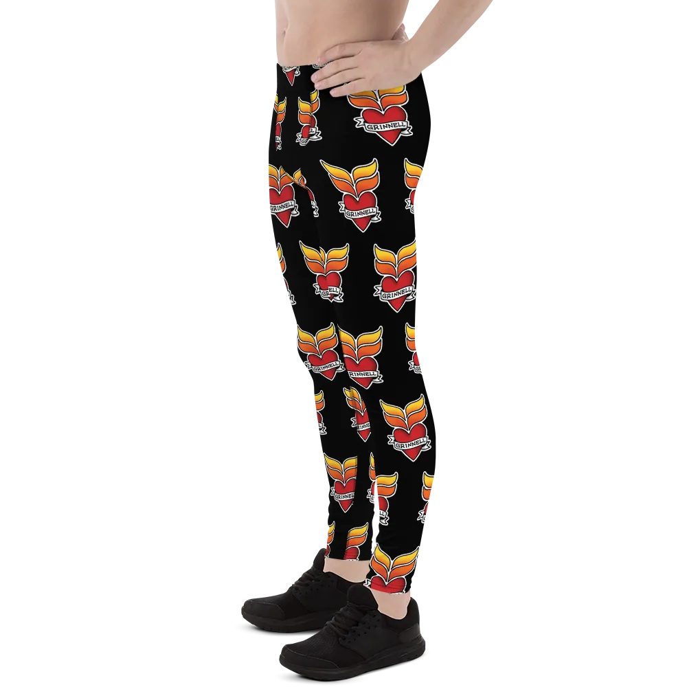 Grinnell Tattoo Print | Men's Leggings