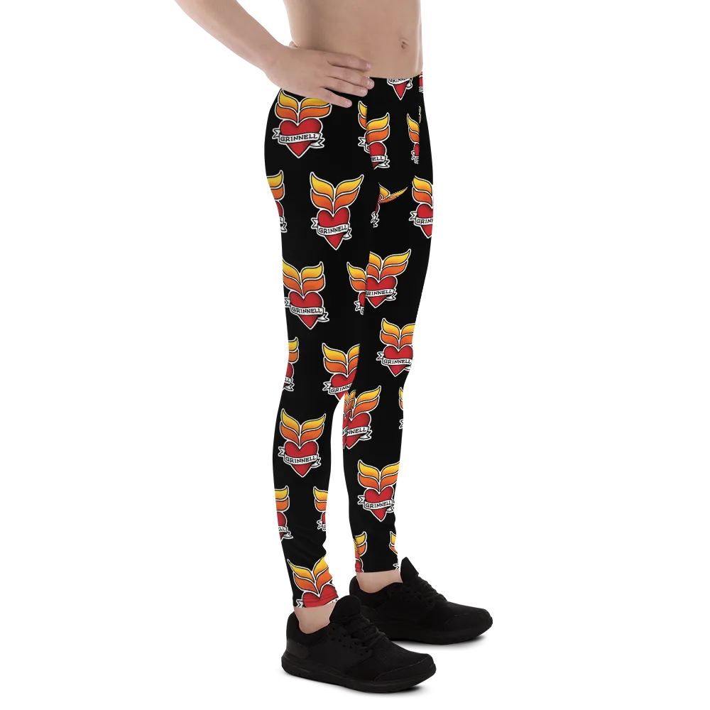 Grinnell Tattoo Print | Men's Leggings