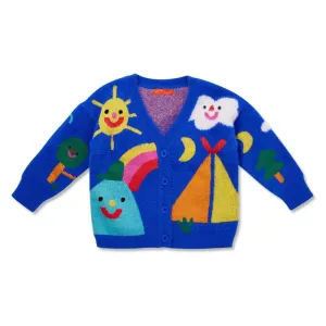 Halcyon Nights Happy Campers Knit Cardigan