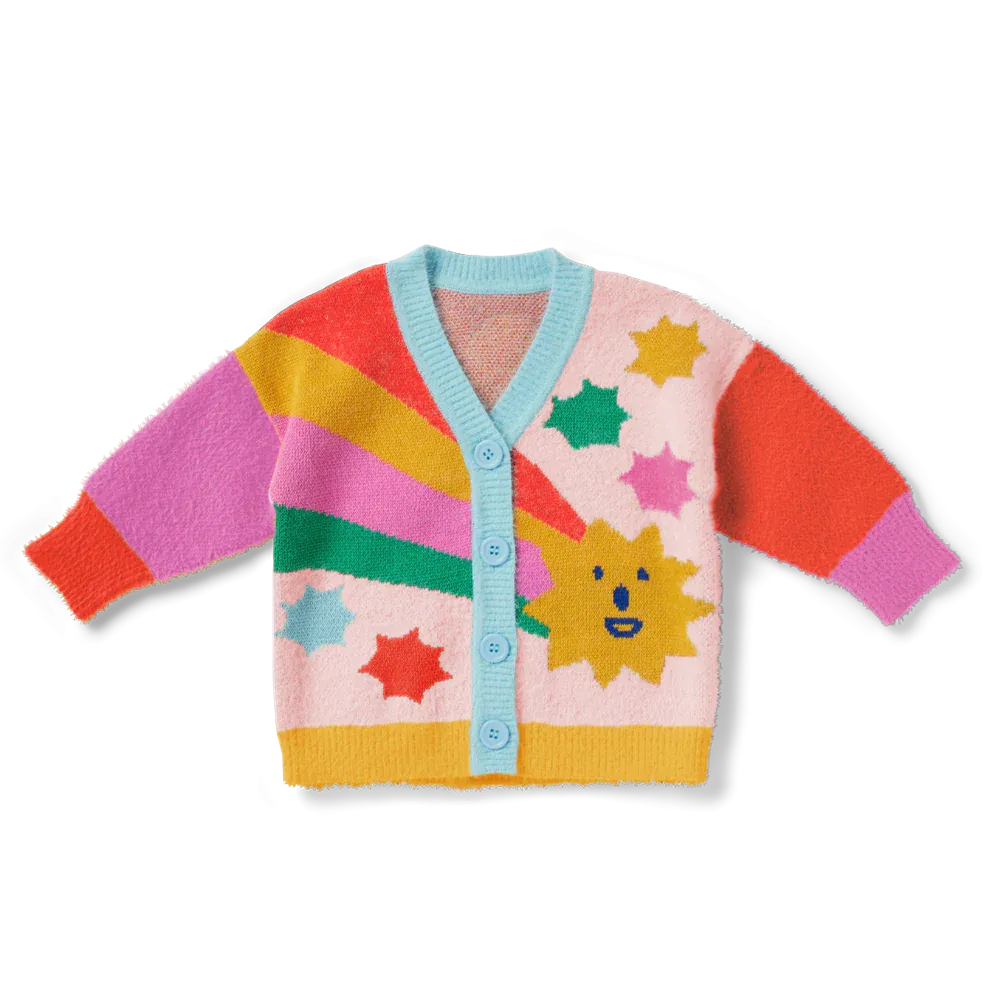 HALCYON NIGHTS RAINBOW VALLEY KNIT CARDIGAN