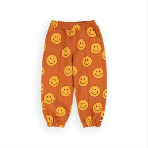 Happy Face Yellow Joggers - 2 Left Size 6-8 & 10-12 years