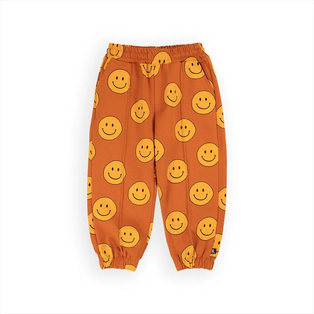 Happy Face Yellow Joggers - 2 Left Size 6-8 & 10-12 years