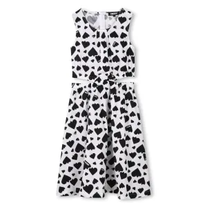 Heart printed dress by DKNY