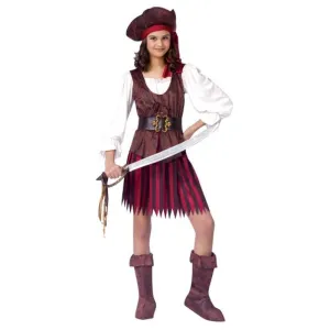 High Seas Buccaneer Girls Costume