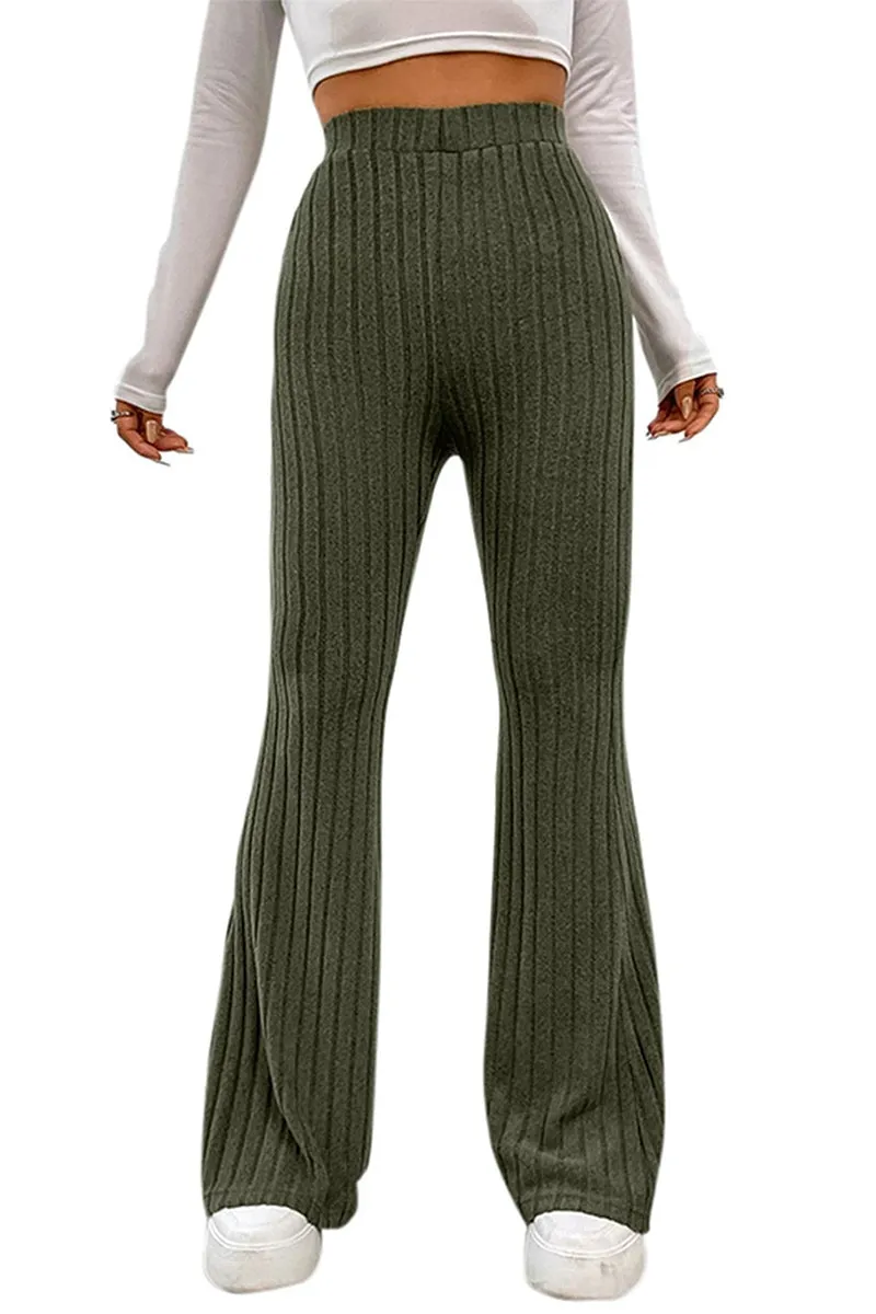 HPR1275 Cozy Ribbed Knit Pants