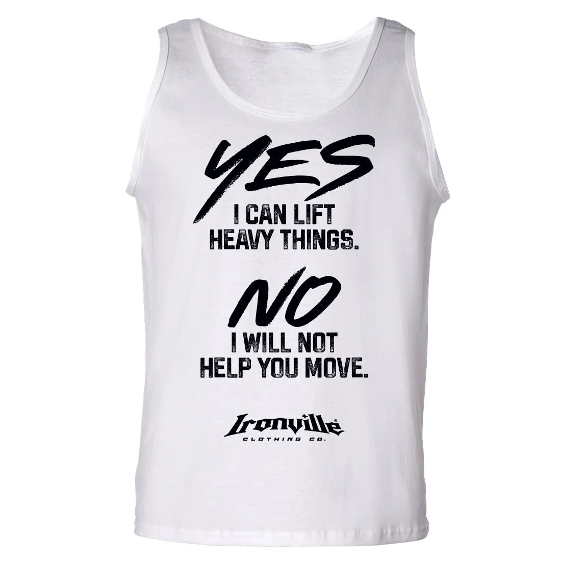 Ironville HEAVY THINGS Standard Cut Tank Top