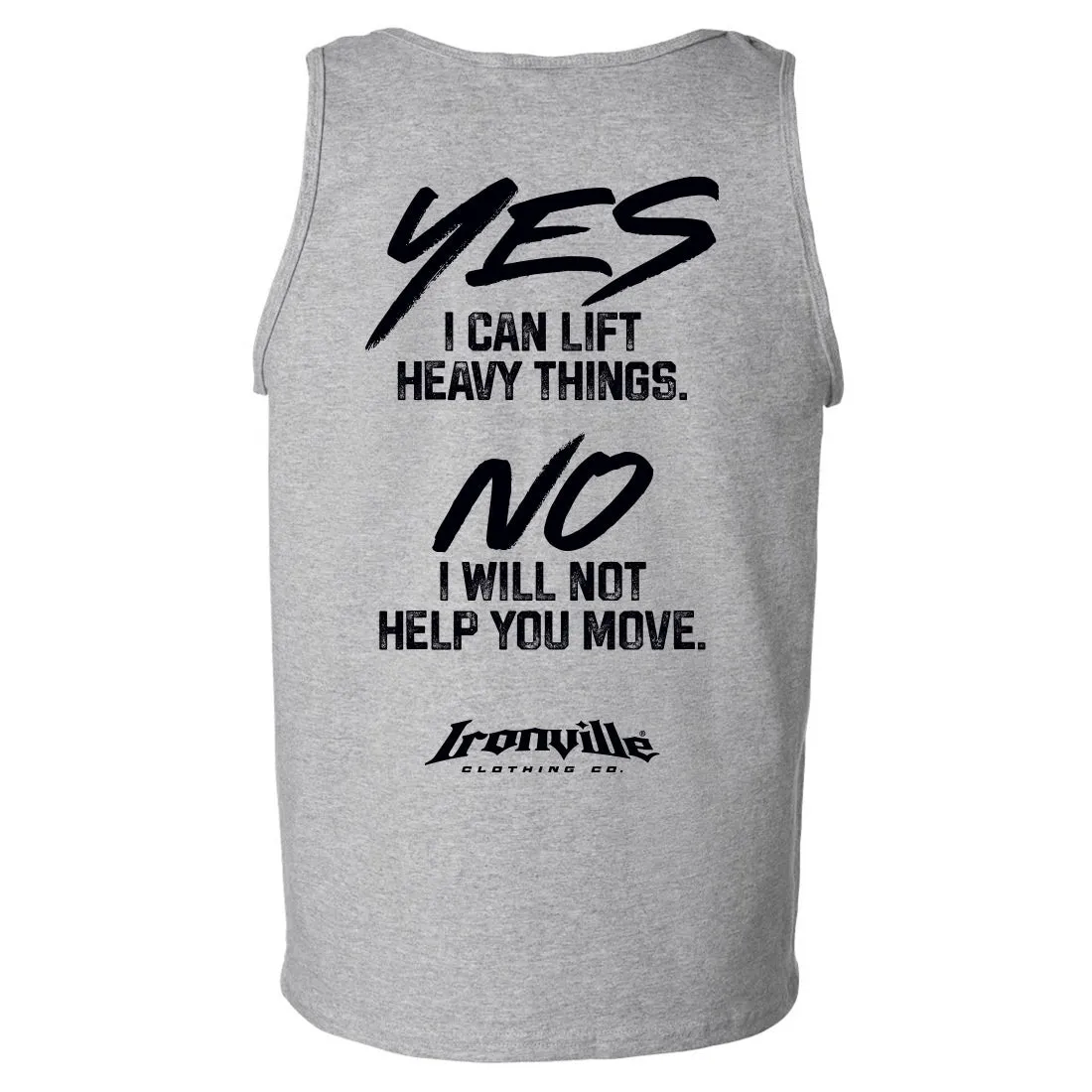 Ironville HEAVY THINGS Standard Cut Tank Top