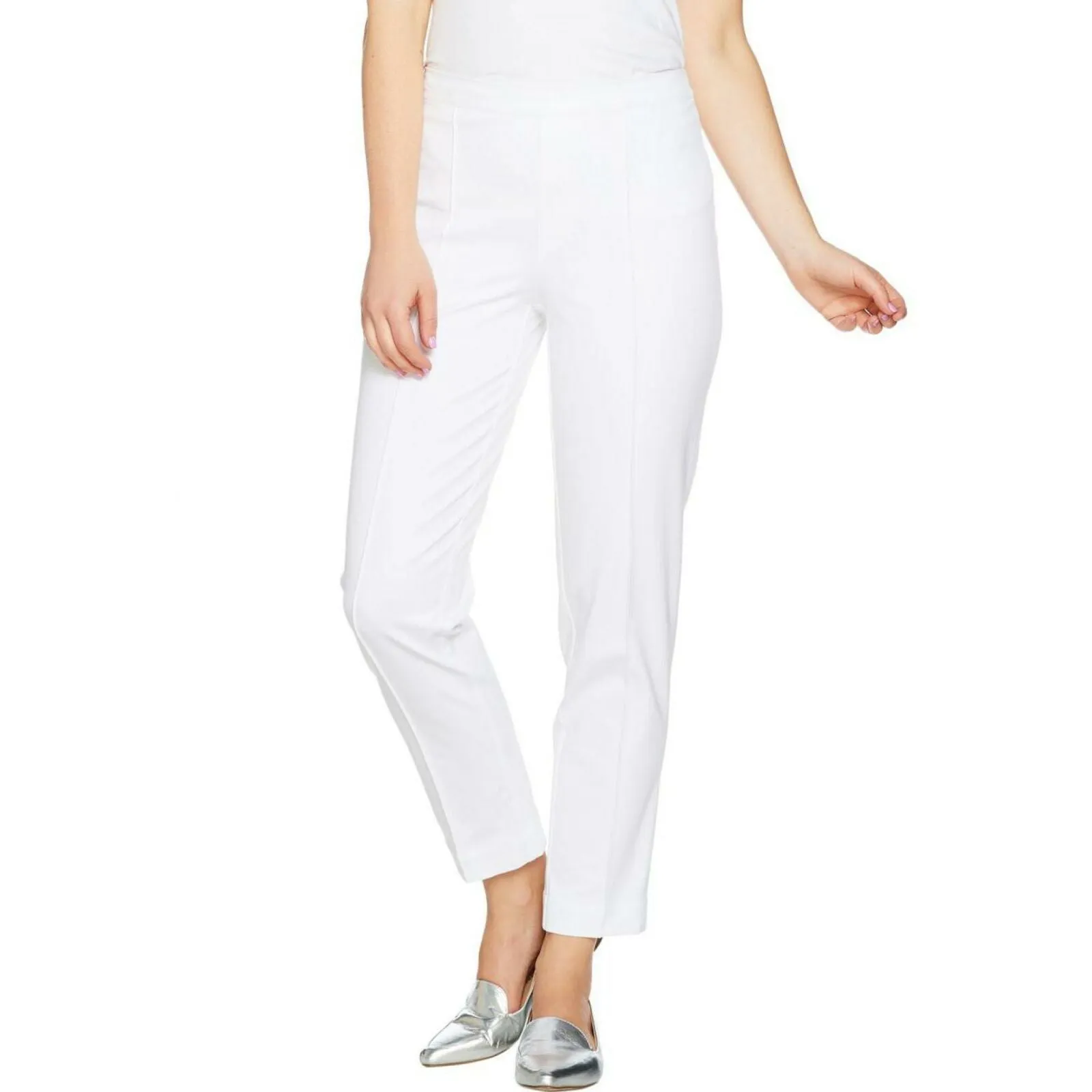 Isaac Mizrahi Live! Tall Plus 24/7 Stretch Twill Ankle Pants