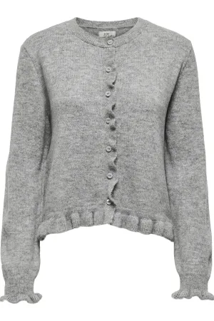 JDY - Cardigan - Grey - Letty
