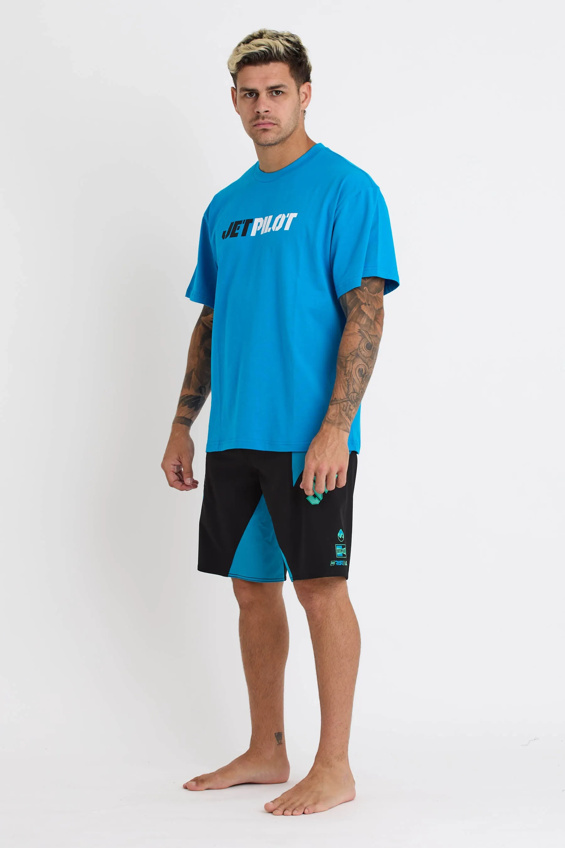 Jetpilot 86 Spinal Tee - Blue