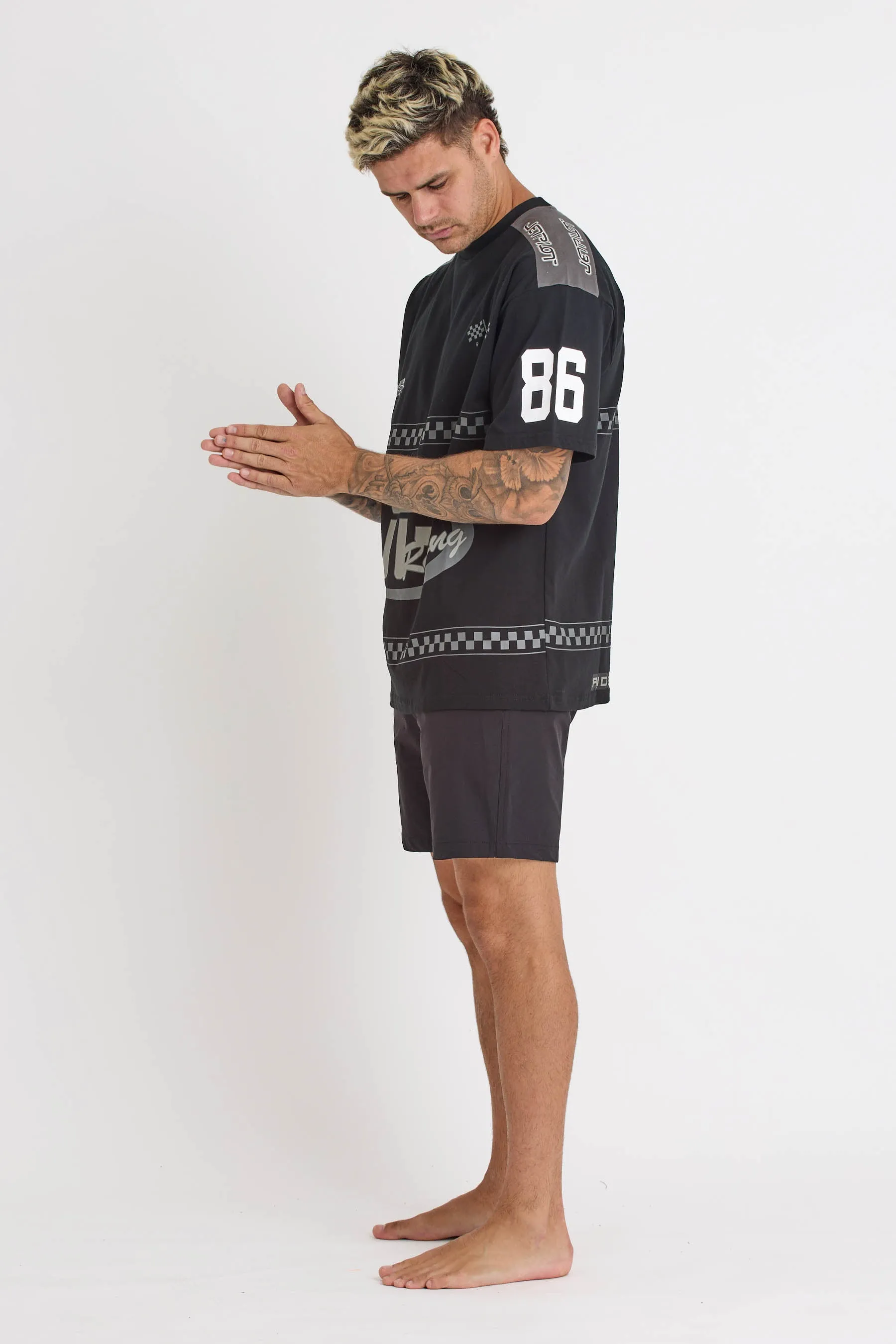 Jetpilot Racing Tee - Black
