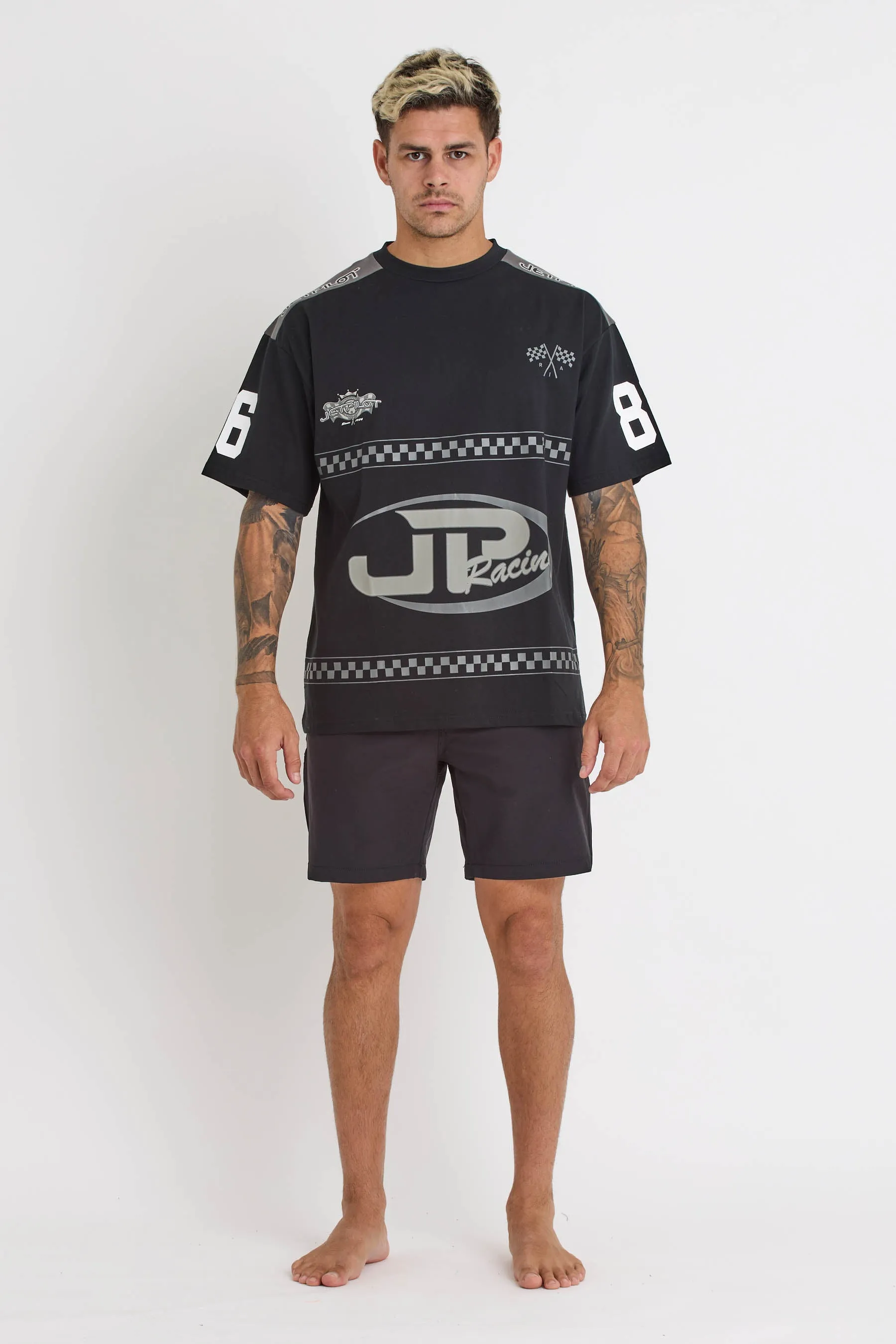 Jetpilot Racing Tee - Black