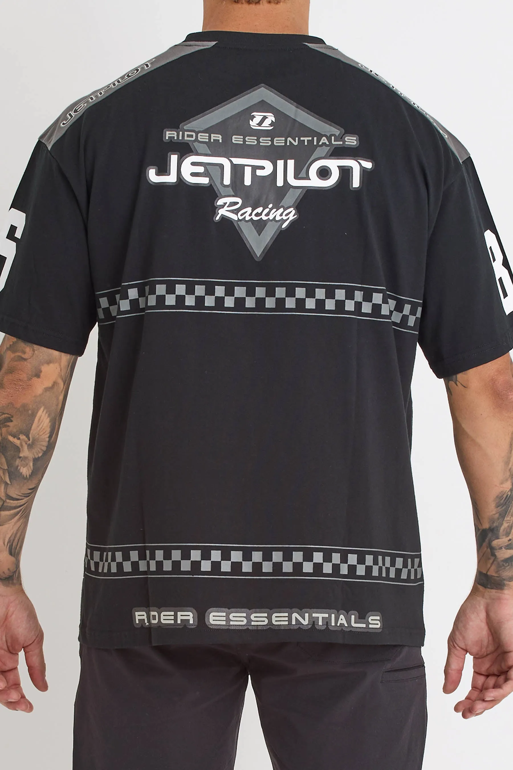 Jetpilot Racing Tee - Black