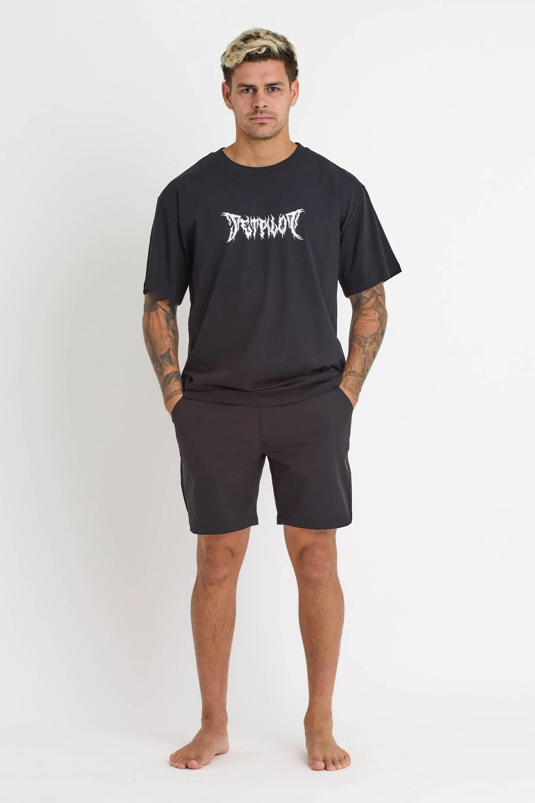 Jetpilot Resistance Tee - Black/White