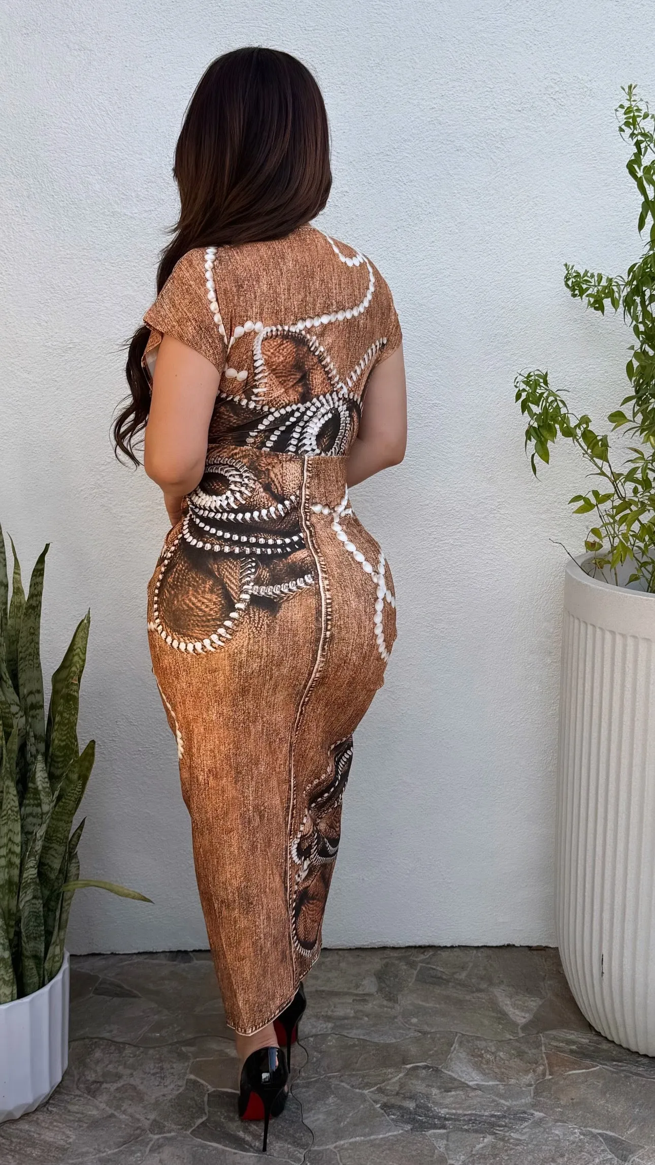 JULES CAMEL DRESS