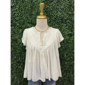 Junie White Blouse
