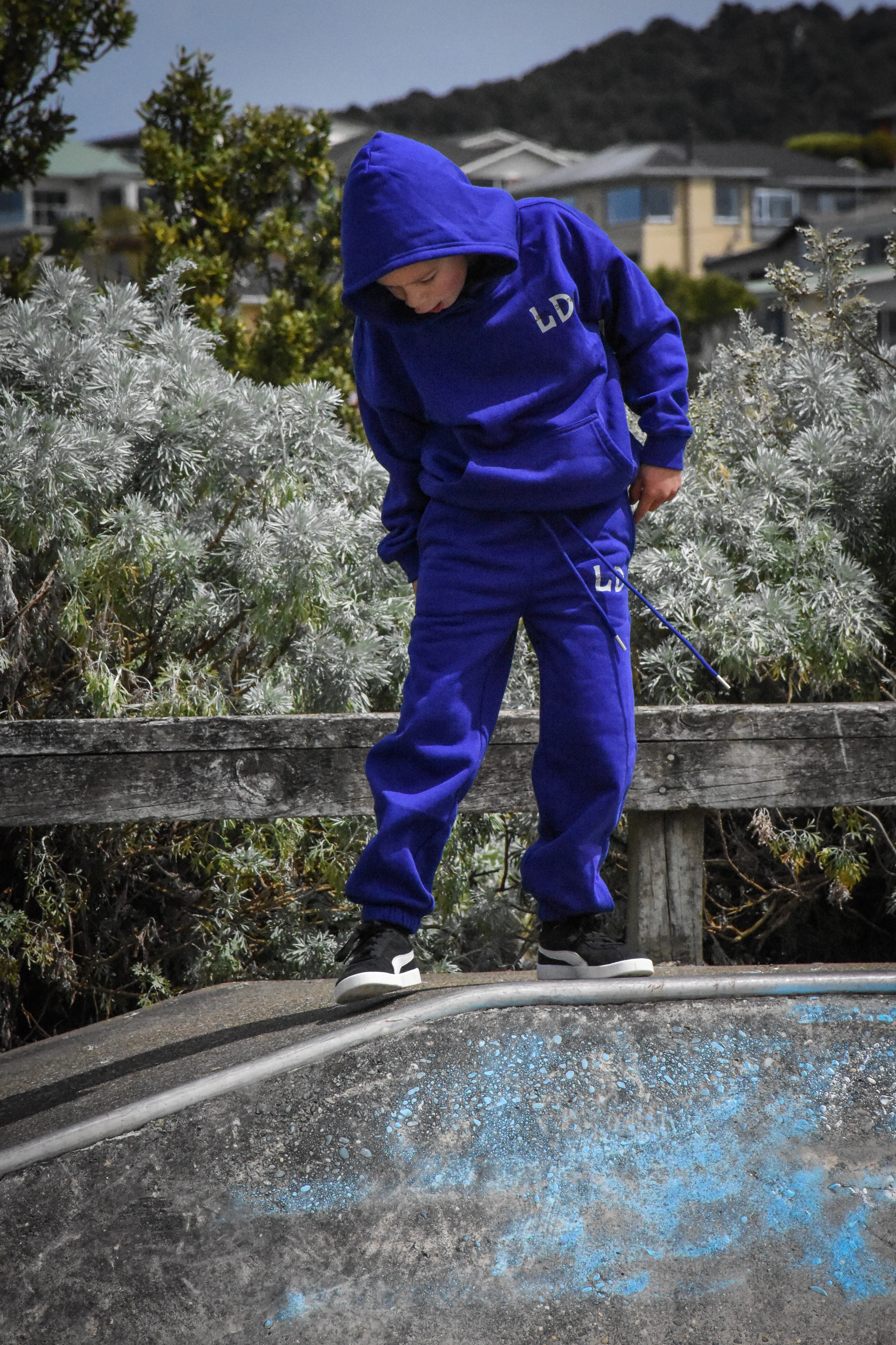 Junior LAZY DAYS Track pants BLUE
