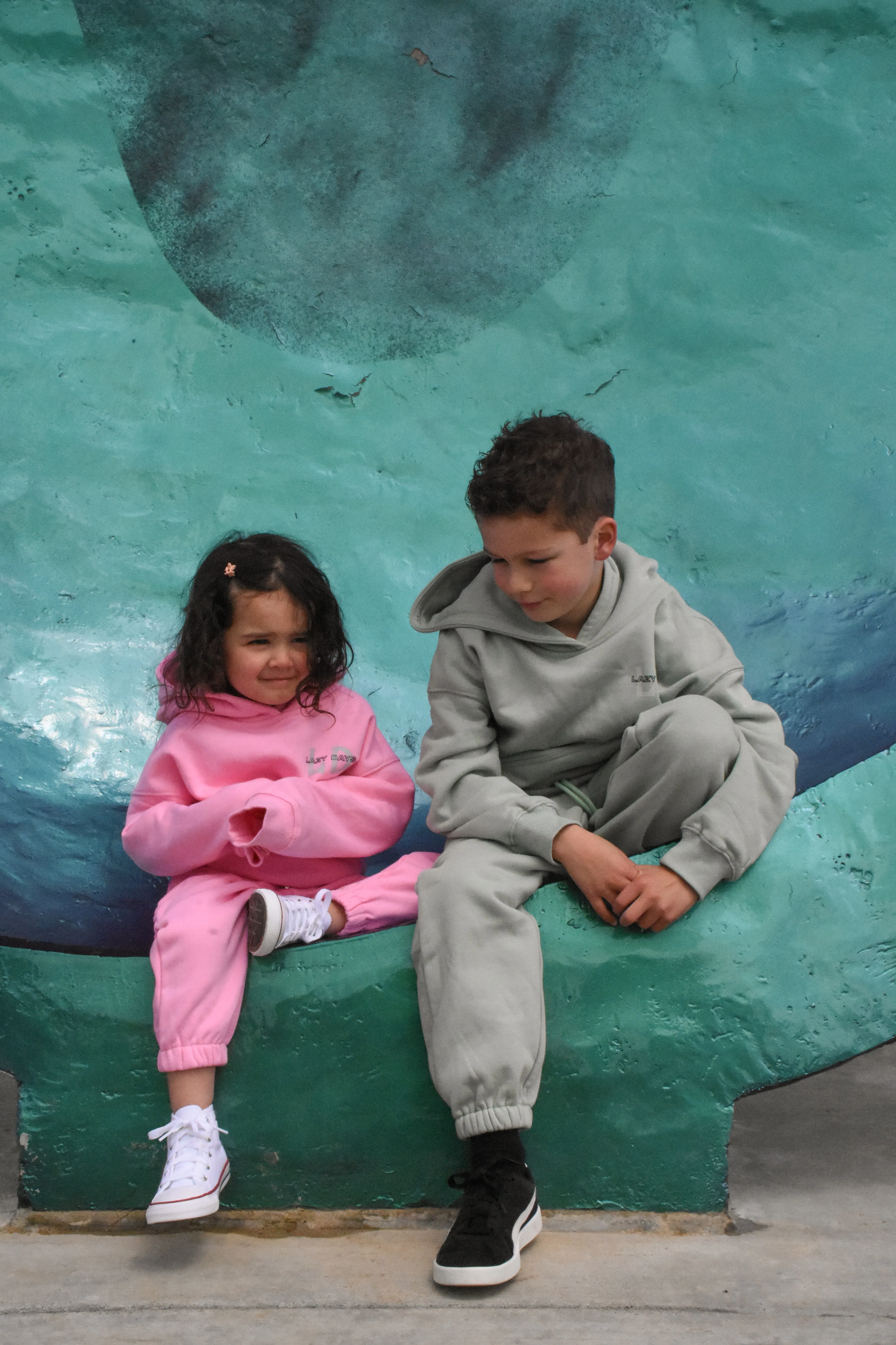 Junior LAZY DAYS Track pants PINK