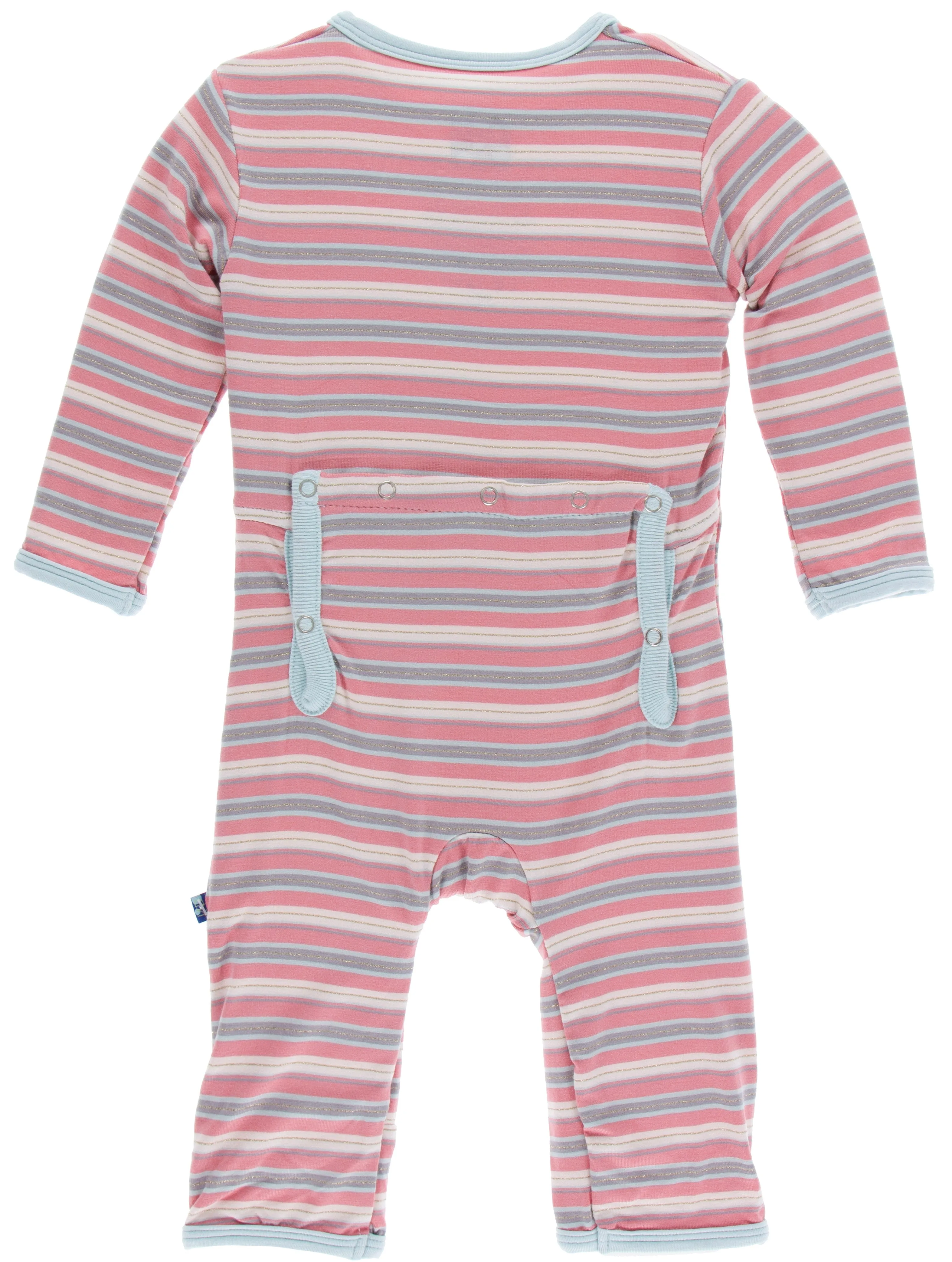KicKee Pants India Dawn Stripe Coverall with Zipper