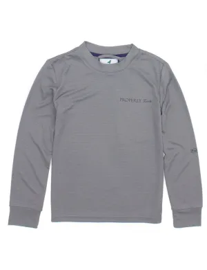 Kids Properly Tied Flight Cool Tech LS - Graphite