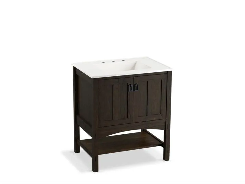 KOHLER K-99553-1WA Marabou 30" bathroom vanity cabinet with 2 doors