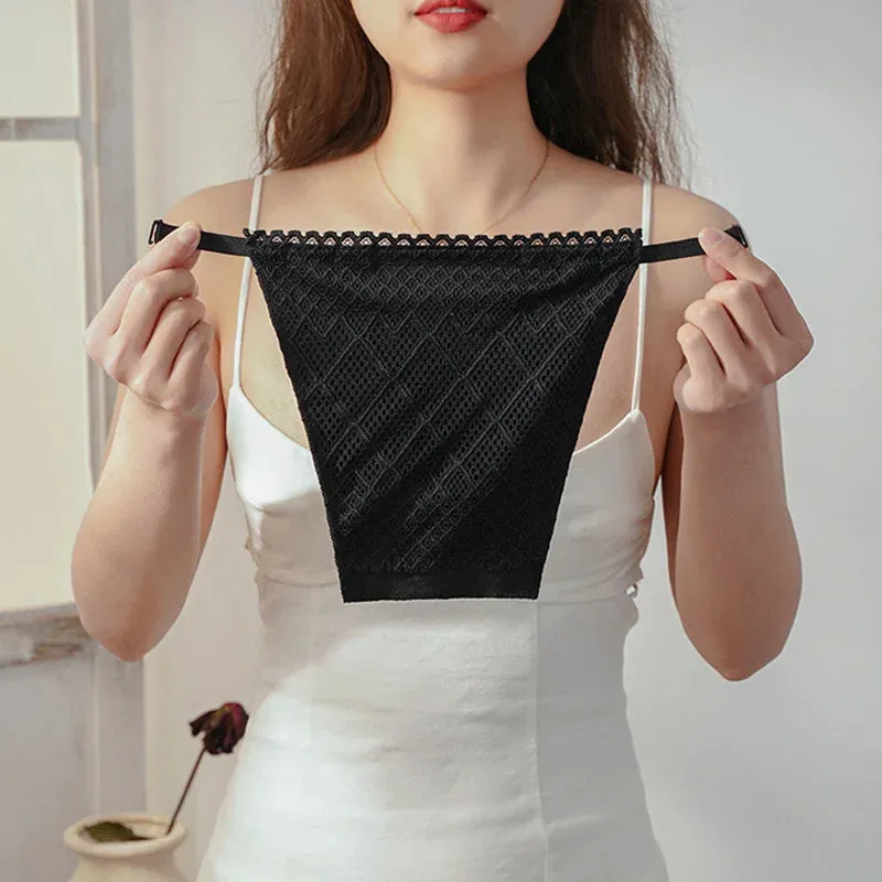 Lace Cleavage Cover-Up