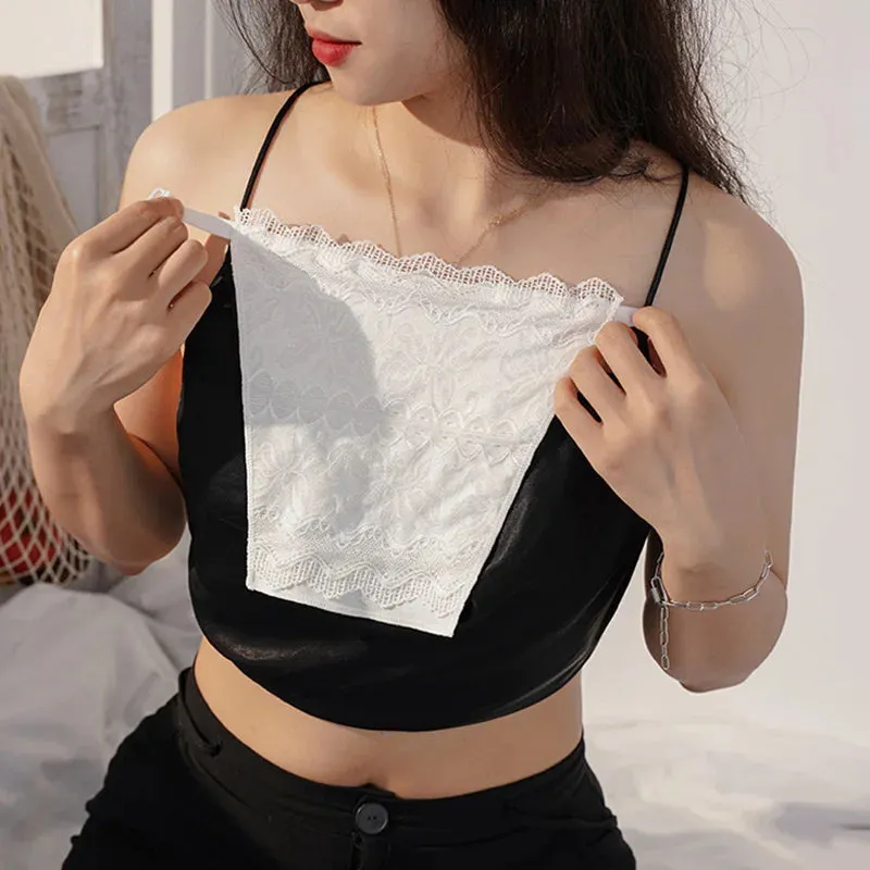 Lace Cleavage Cover-Up