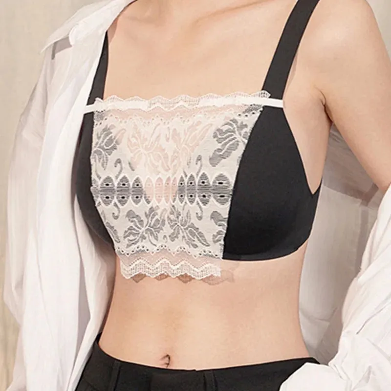 Lace Cleavage Cover-Up