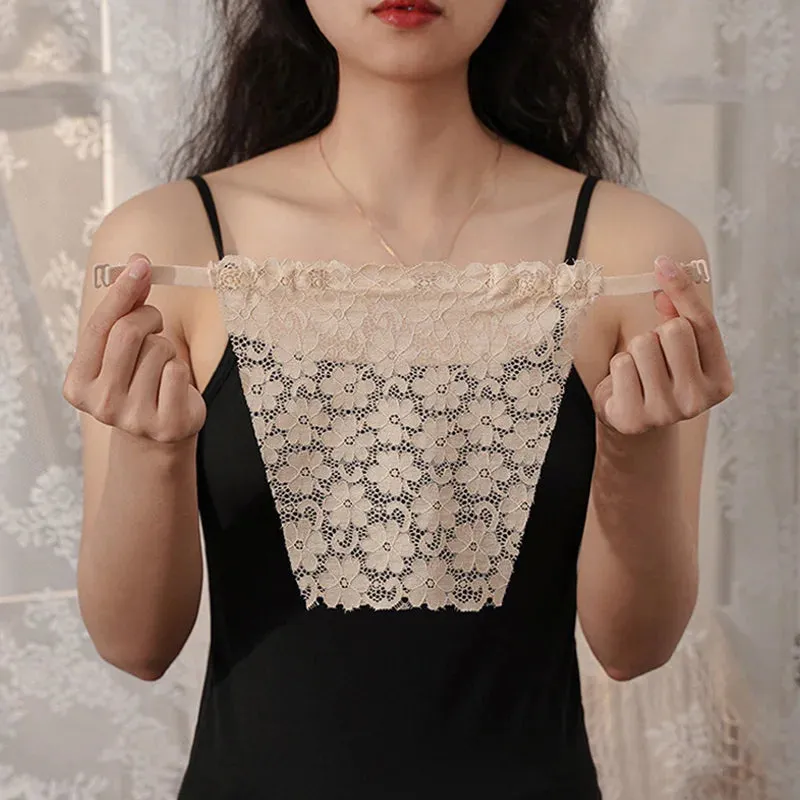 Lace Cleavage Cover-Up