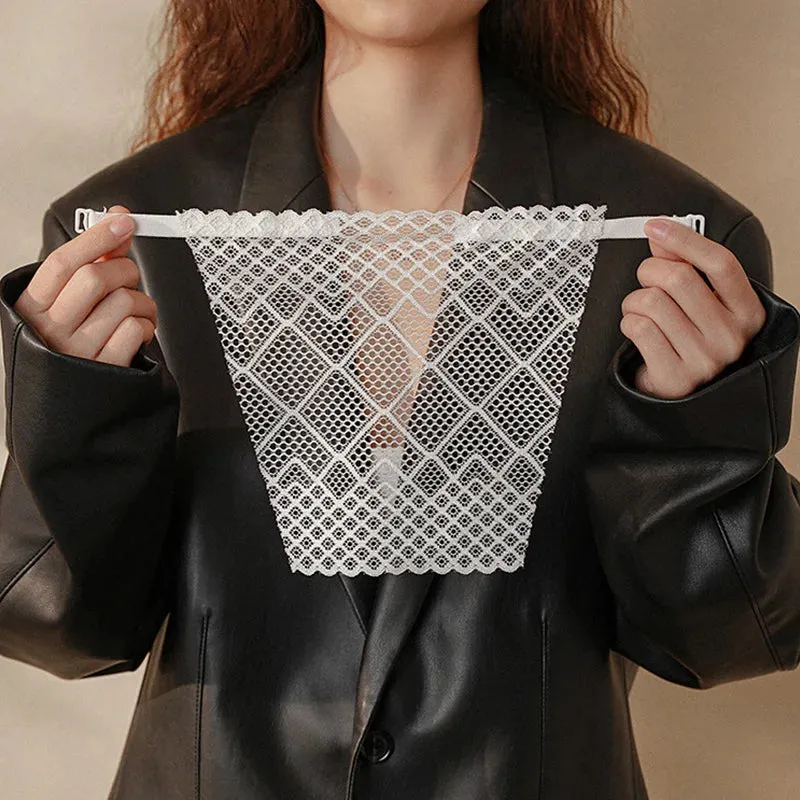 Lace Cleavage Cover-Up