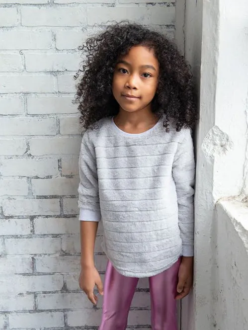 LAUREL TOP - COOL GREY