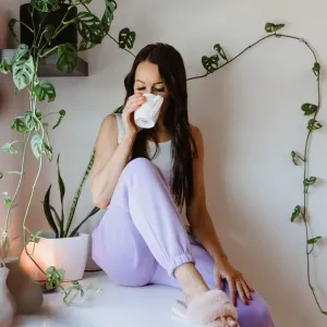 Lavender Tracksuit Pants