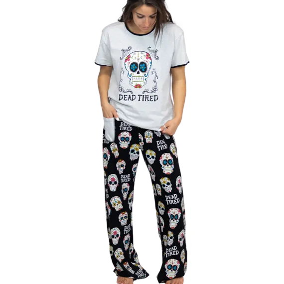 Lazy One Women's Dead Tired PJ Set