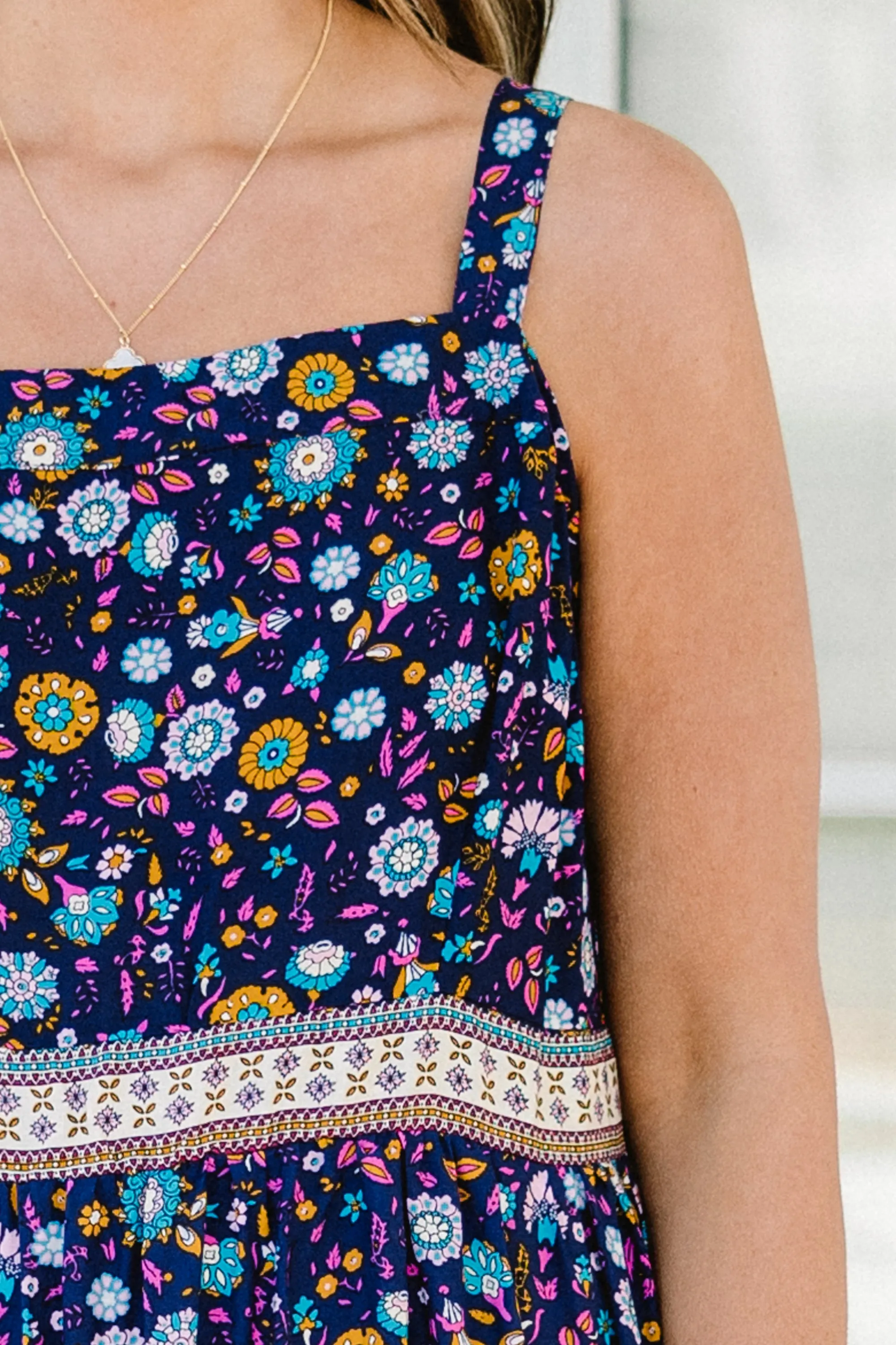 Life Lived Dress, Sapphire Mix