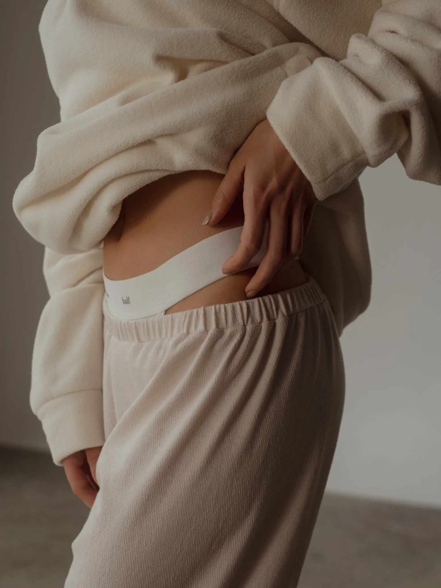 LIGHT PIJAMA PANTS - VAINILLA