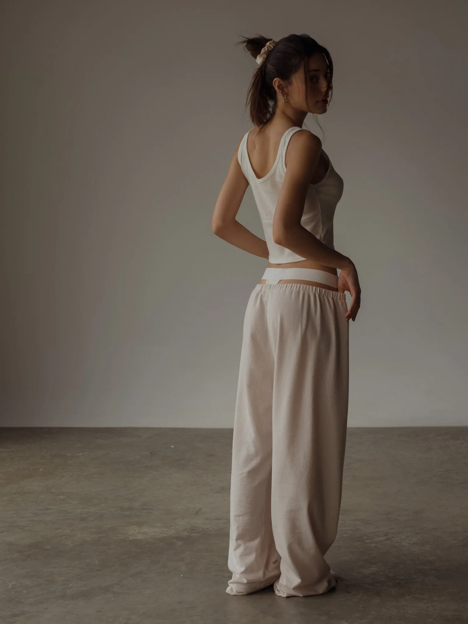 LIGHT PIJAMA PANTS - VAINILLA