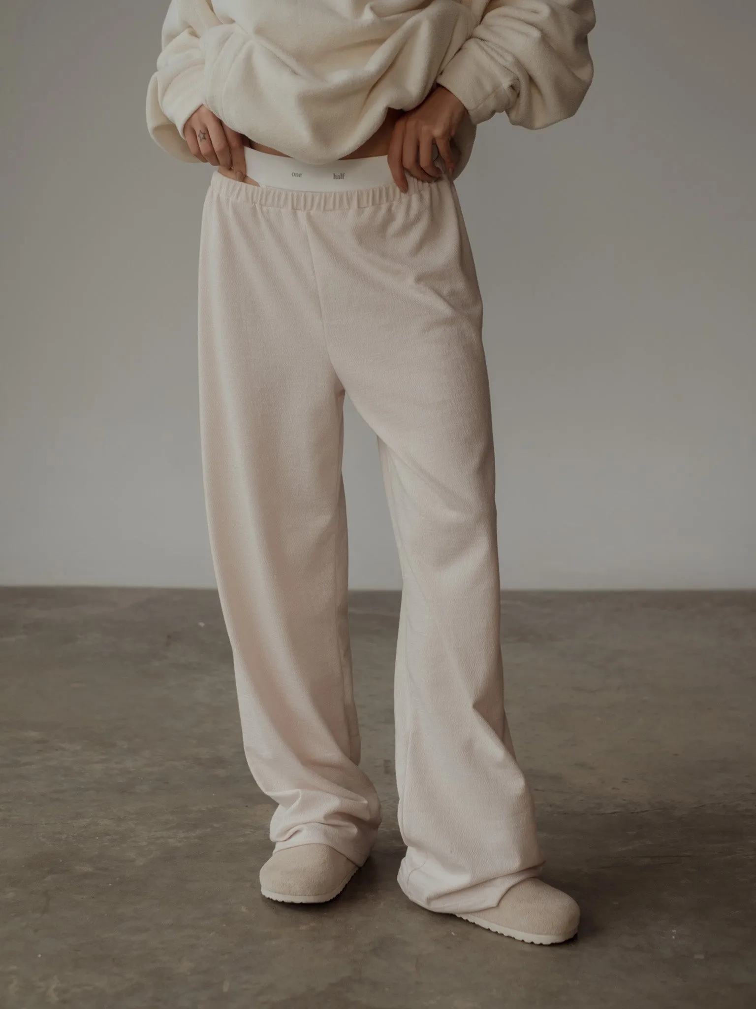LIGHT PIJAMA PANTS - VAINILLA