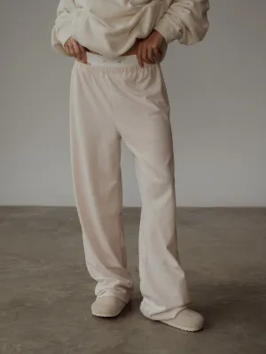 LIGHT PIJAMA PANTS - VAINILLA