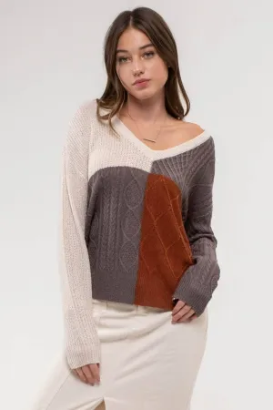 Lightweight Colorblock Knit