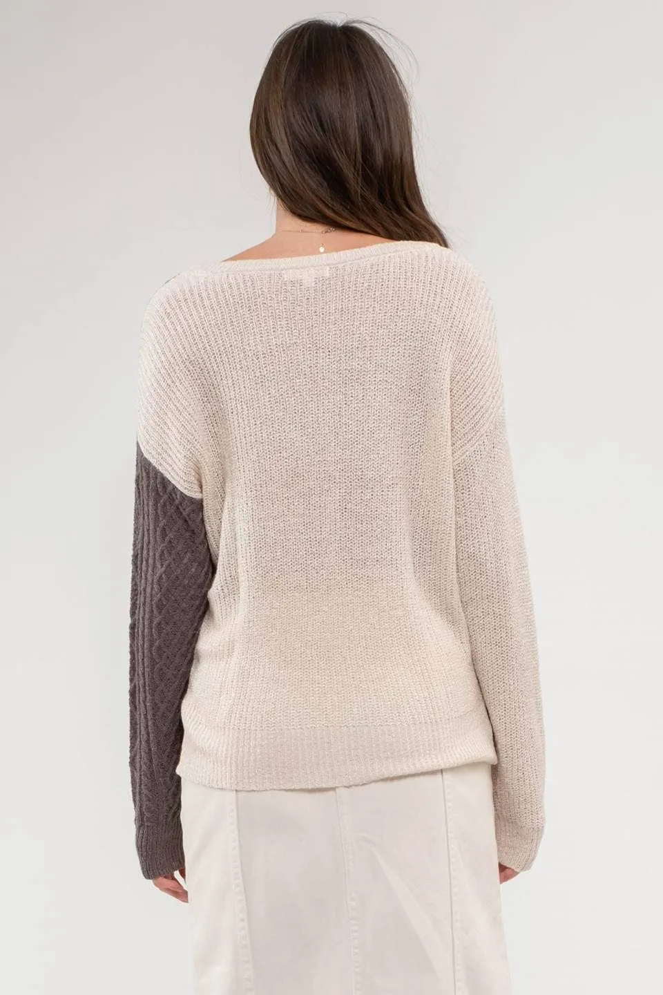 Lightweight Colorblock Knit