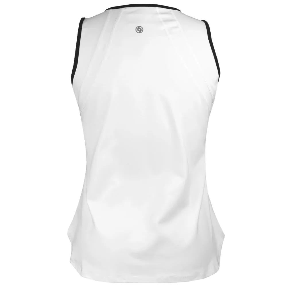 Lija Women's Bea Tank - White/Black