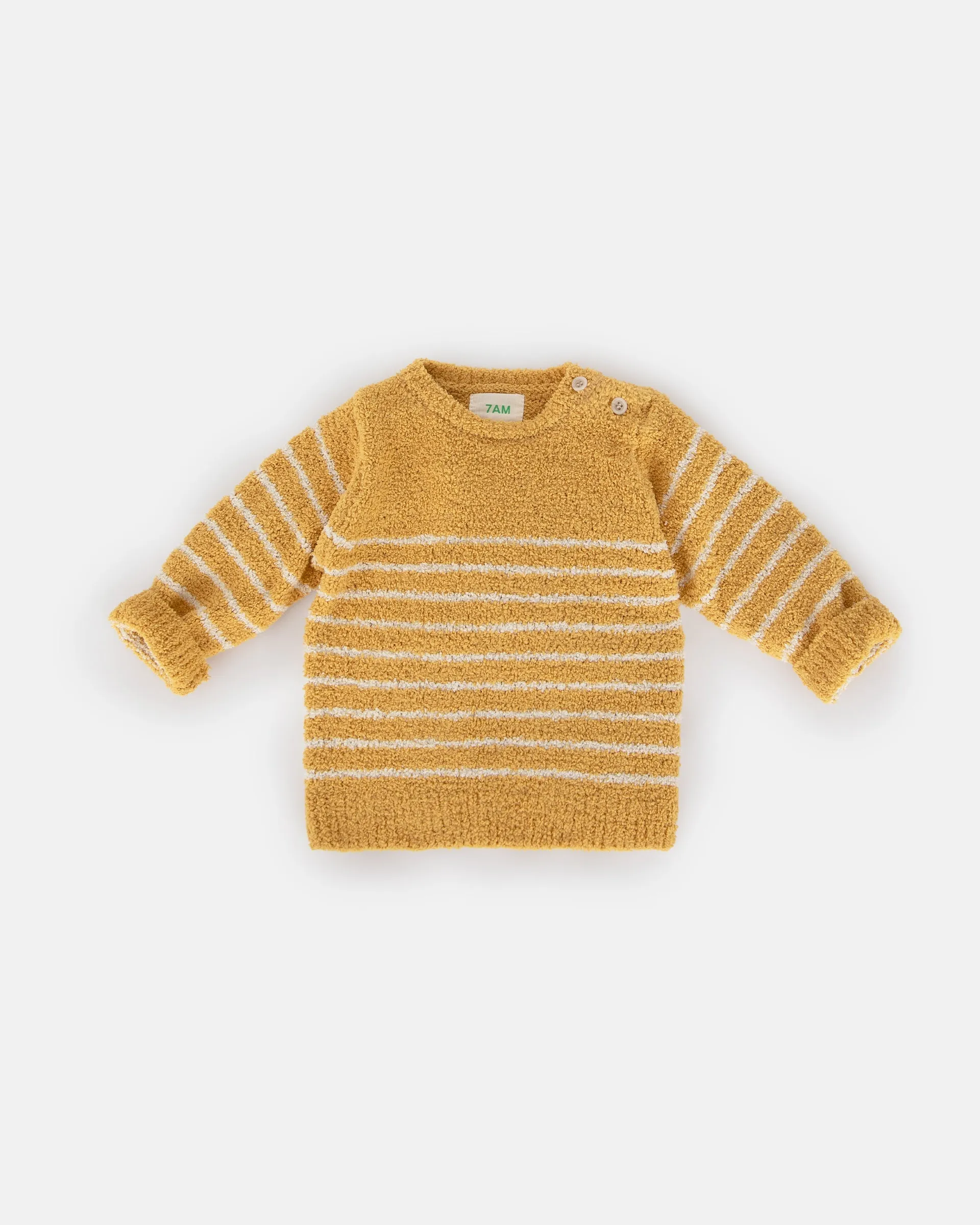 Long Sleeved Top Striped - Fuzzy