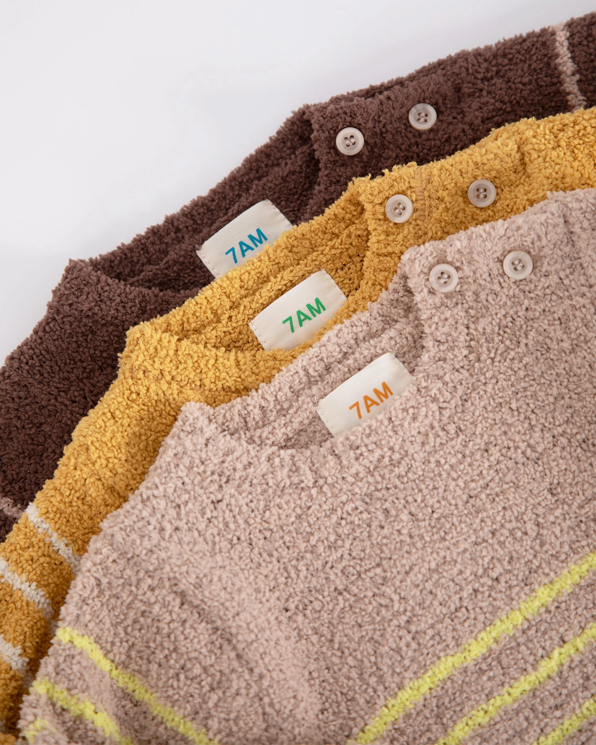 Long Sleeved Top Striped - Fuzzy