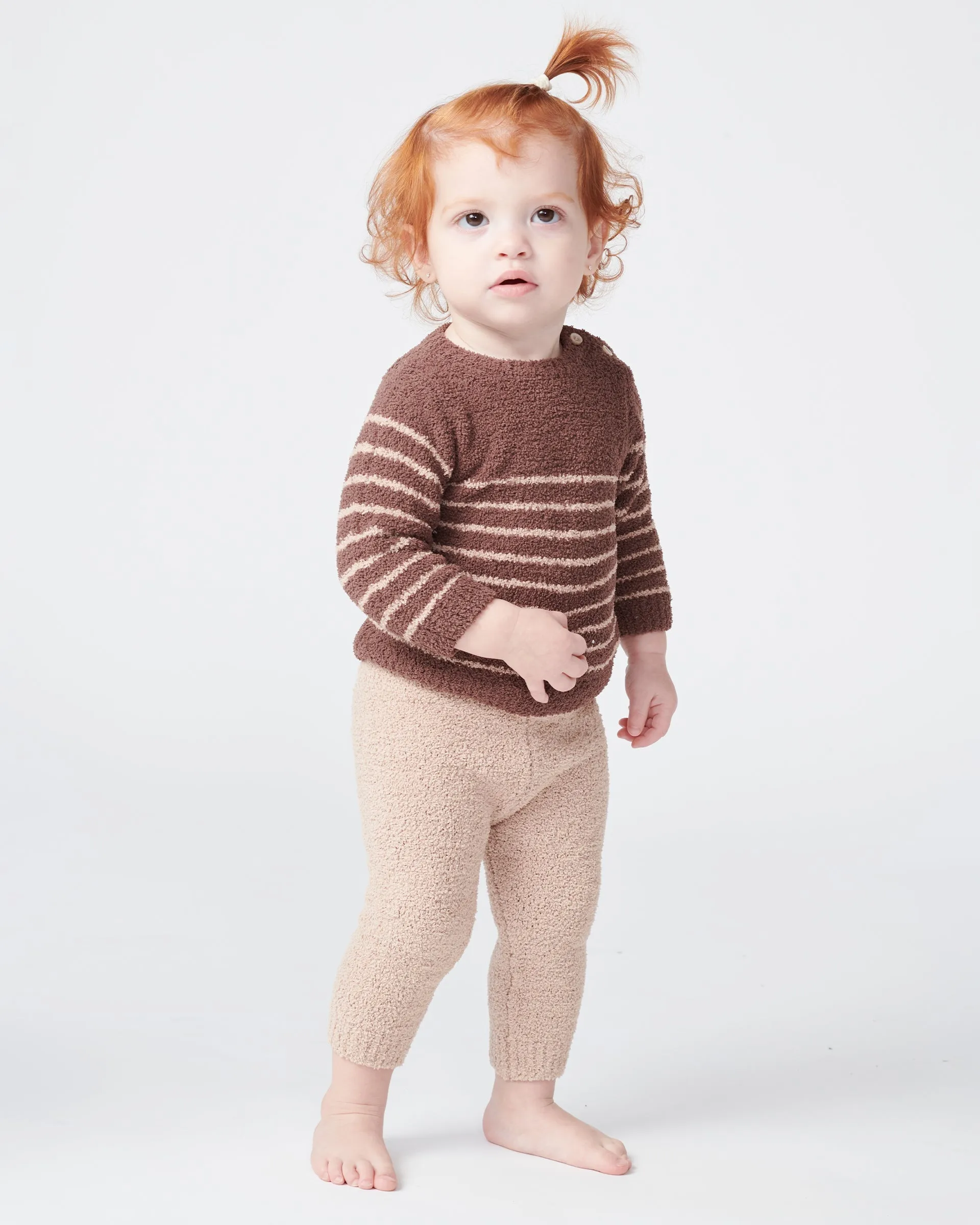 Long Sleeved Top Striped - Fuzzy
