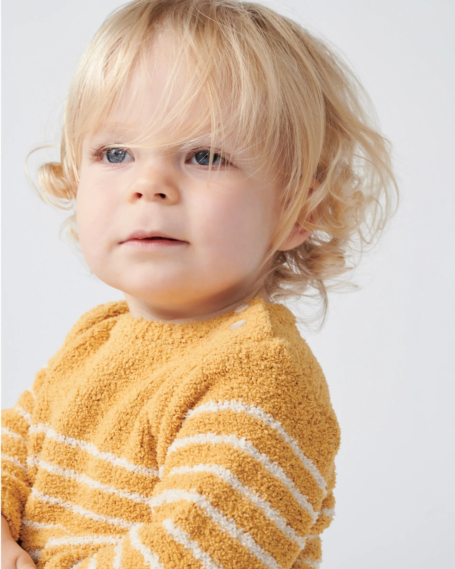 Long Sleeved Top Striped - Fuzzy