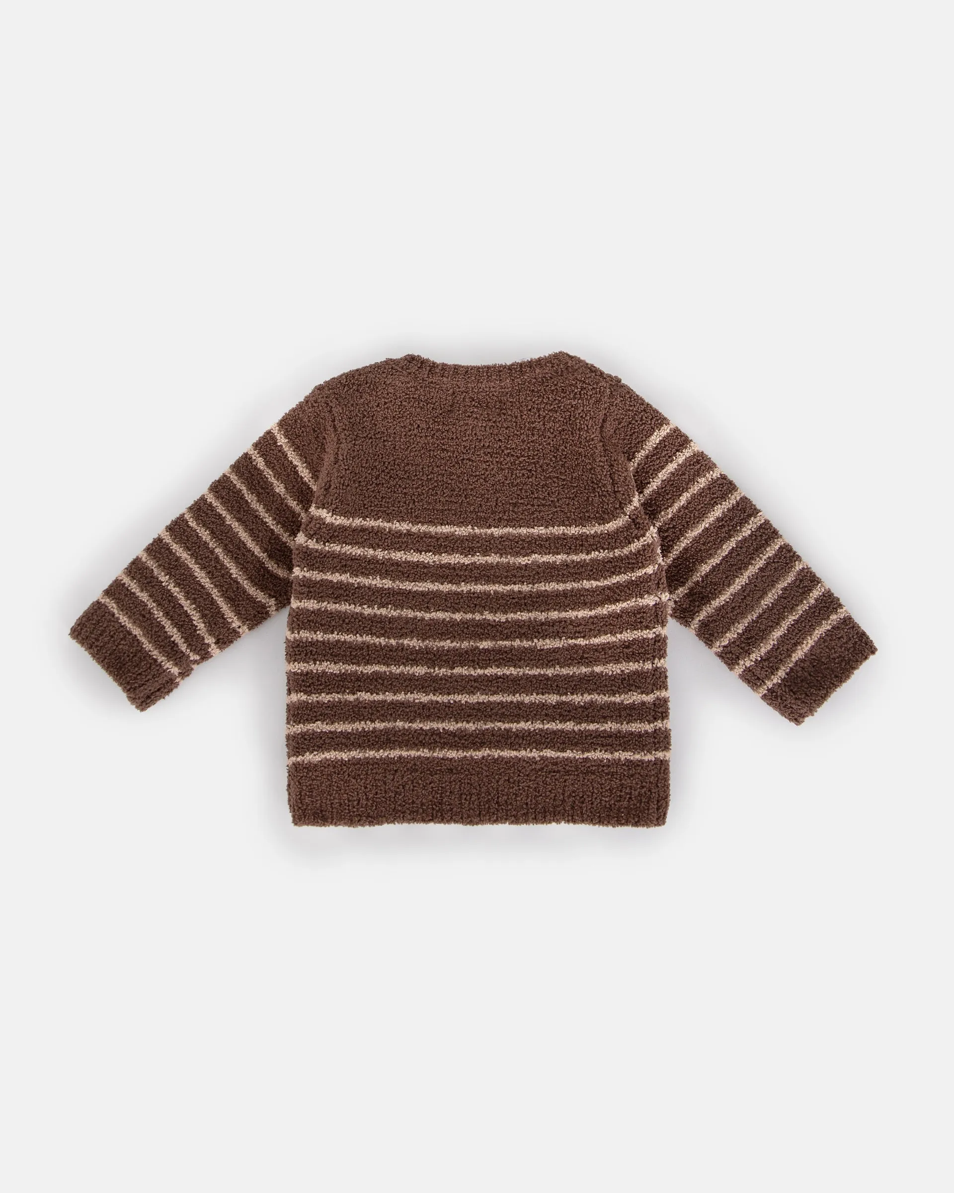 Long Sleeved Top Striped - Fuzzy