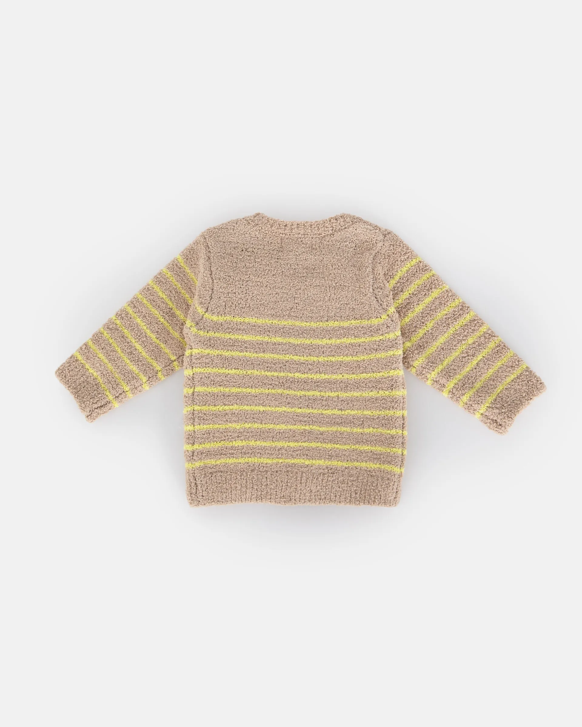 Long Sleeved Top Striped - Fuzzy
